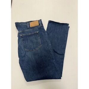 Eddie Bauer Mens Jeans 40x32 Dark Wash Straight Leg Cotton Blend Nwot